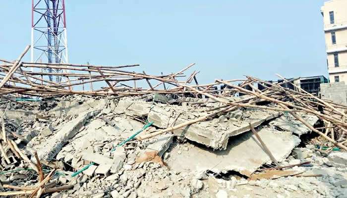 Many feared trapped as two-storey building collapses in Anambra